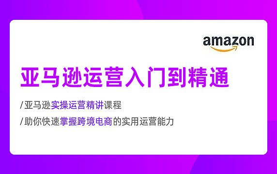 亚马逊运营实战从入门到精通