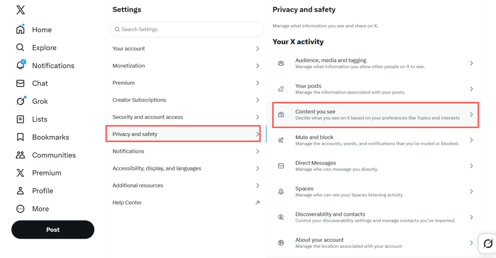 图片[8] - Twitter (X) 推特怎么设置显示敏感内容？ - 跨境日记