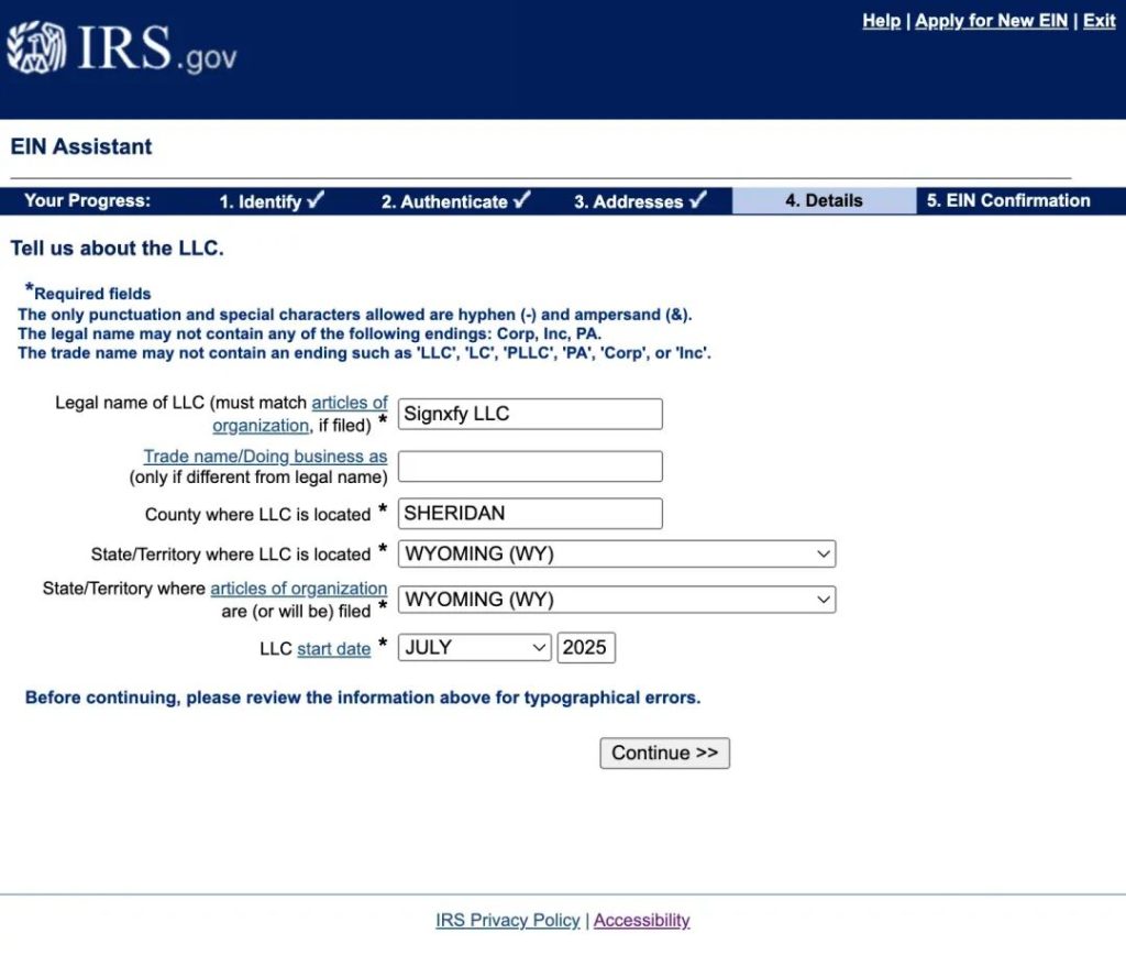 图片[12] - 美国 EIN 申请全流程 - 跨境日记