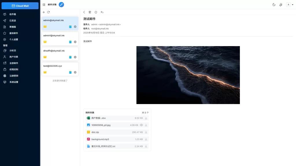 图片[3] - Cloud Mail – Cloudflare 的简约响应式邮箱服务 - 跨境日记