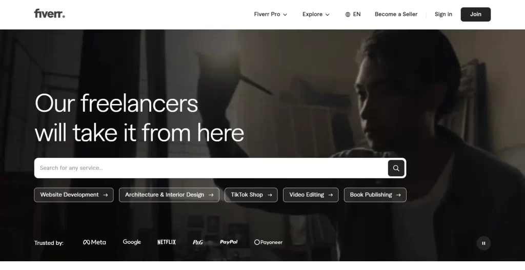 Fiverr 网站